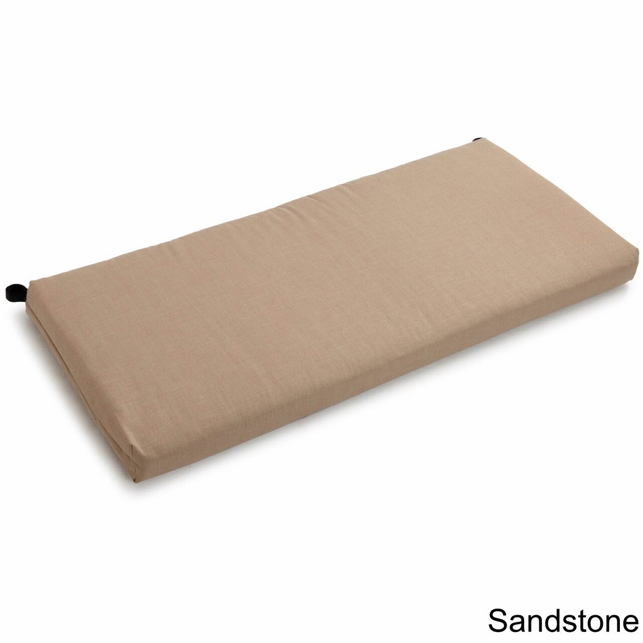 45-inch by 19-inch Outdoor Spun Polyester Loveseat Cushion - Sandstone
